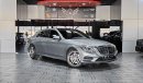 Mercedes-Benz S 400 AED 3,700 P.M | 2015 MERCEDES-BENZ S400 AMG  | FULL SERVICE HISTORY | GCC | PANORAMIC VIEW | FULLY L