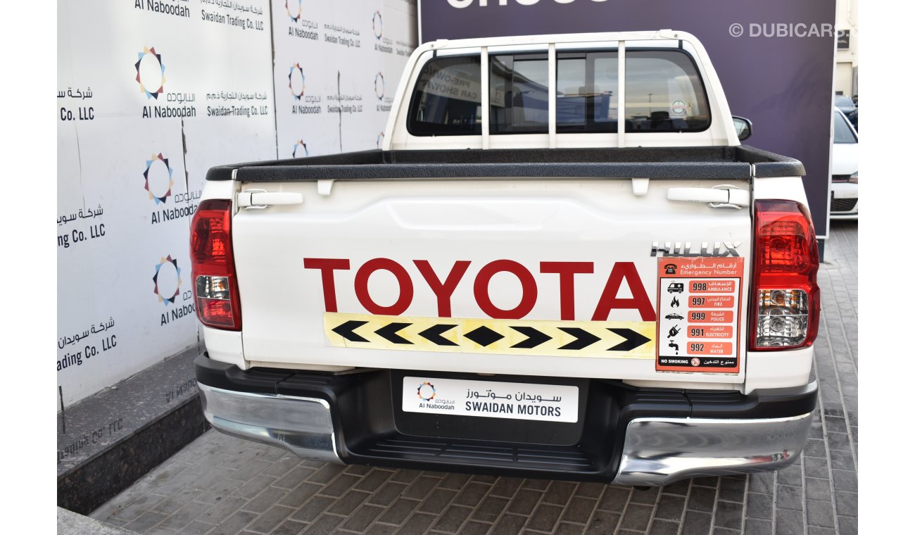 Toyota Hilux AED 1279 PM | 2.7L MT DC 2WD GCC DEALER WARRANTY