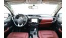 تويوتا هيلوكس 2025 TOYOTA HILUX GLXS 2.7 - SUPER WHITE inside MAROON | Export Only