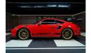 Porsche 911 | X-MAS AND NEW YEAR SPECIAL PRICE | GT3 RS | WEISSACH PACKAGE | 2019 | GCC SPEC | FULL CARBON FIBER