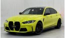 بي أم دبليو M3 2023 BMW M3 Competition SAO PAULO YELLOW, Aug 2026 BMW Warranty + Service Package, Full Service Hist