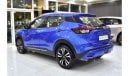 Nissan Kicks EXCELLENT DEAL for our Nissan Kicks ( 2022 Model ) in Blue Color GCC Specs