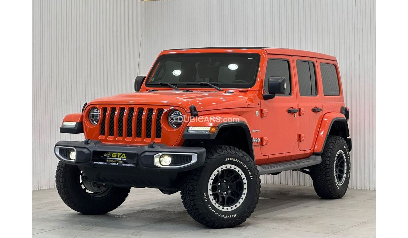 جيب رانجلر 2019 Jeep Wrangler Unlimited Sahara, Warranty, Full Jeep Service History, Low Kms, GCC