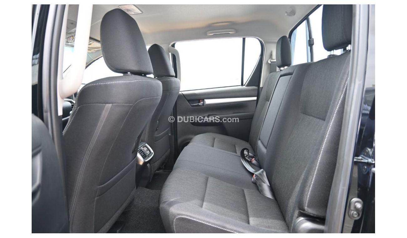 تويوتا هيلوكس Toyota Hilux SR5 2.4L Diesel Automatic, Double Cab,  Color Black , Model 2023