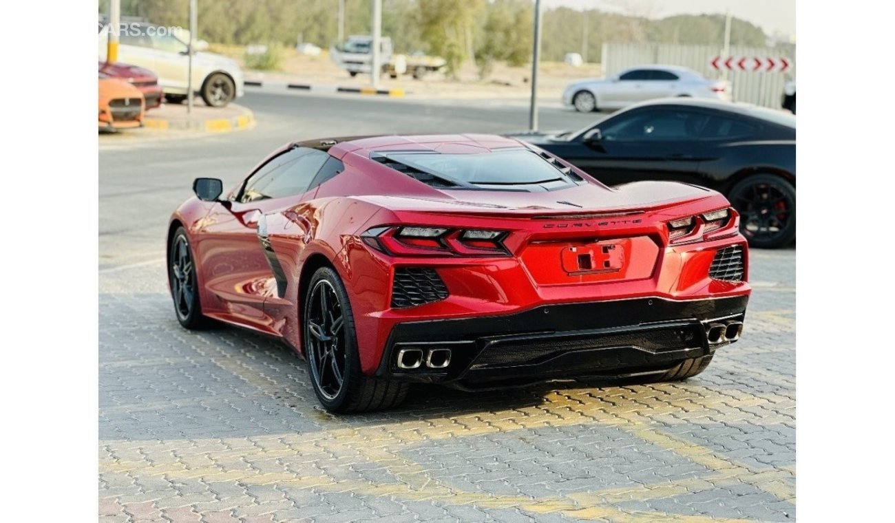 Chevrolet Corvette C8 | Monthly AED 4460/- | 0% DP | Big Screen | Paddle Shifters | Leather Seats | # 02419