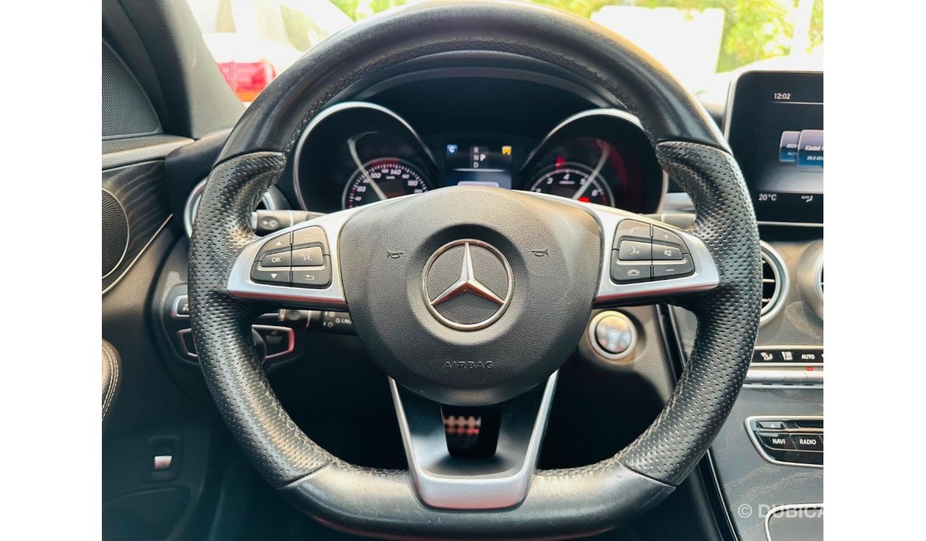 Mercedes-Benz C200 AMG Pack AED 1,430 PM | MERCEDES-BENZ | C200 AMG-KIT | 2018 | 0% DP | GCC SPECS | WELL MAINTAINED