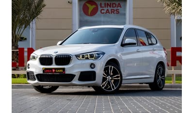 بي أم دبليو X1 sDrive 20i M Sport 2.0L BMW X1 sDrive20i M-Sport 2018 GCC under Warranty with Flexible Down-Payment.