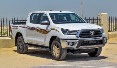 تويوتا هيلوكس 2024 Toyota Hilux Double Cab GLX-S (Full-Option with Key Start) 2.7L 4Cyl Petrol A/T 4x4 Only For Ex