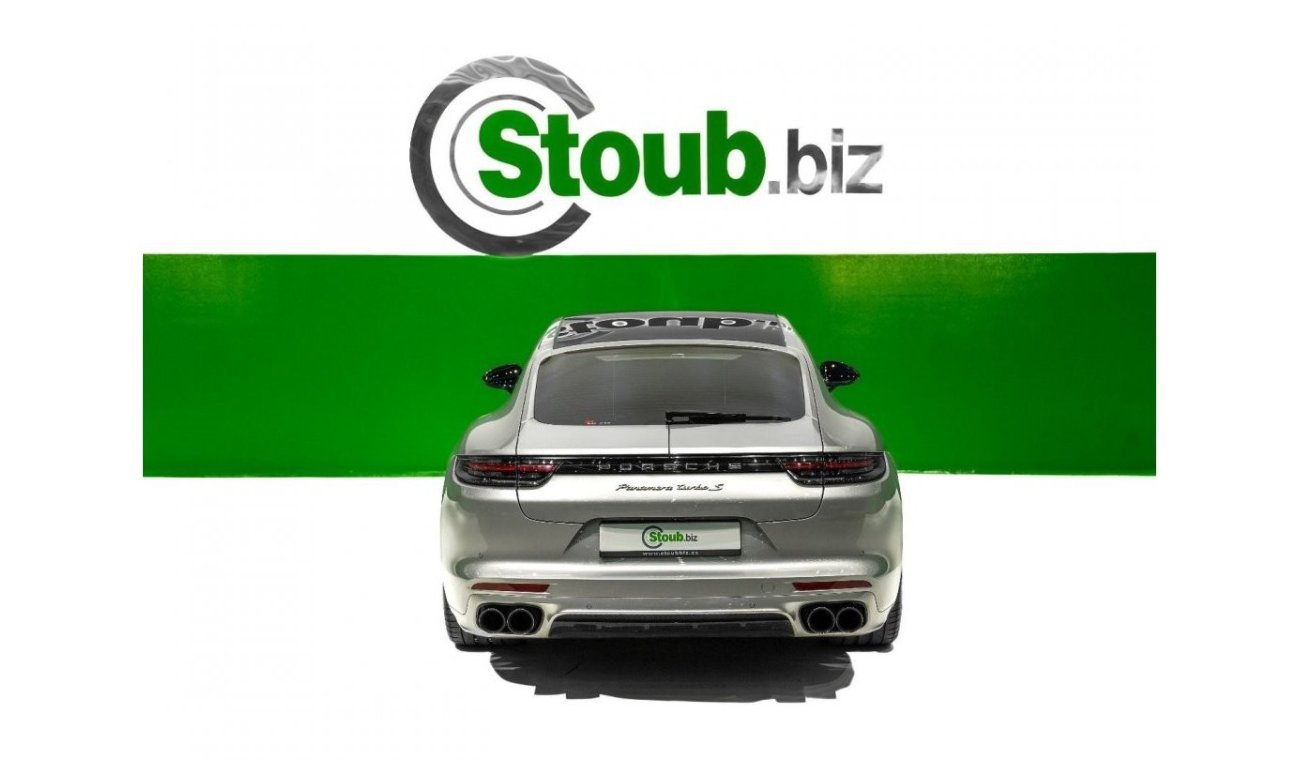 بورش باناميرا توربو أس إكسيكيتيف PANAMERA TURBO S E-HYBRID EXECUTIVE -SPORT EXHAUST- SPORT DESIGN PACKAGE -REAR SEAT ENTERTAINMENT