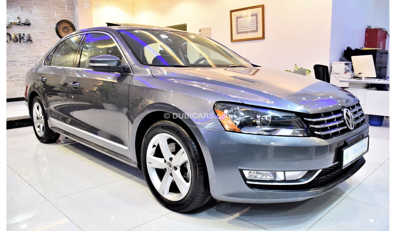 Volkswagen Passat ONLY 63000KM! AMAZING 2015 Model!! in Grey Color! GCC Specs