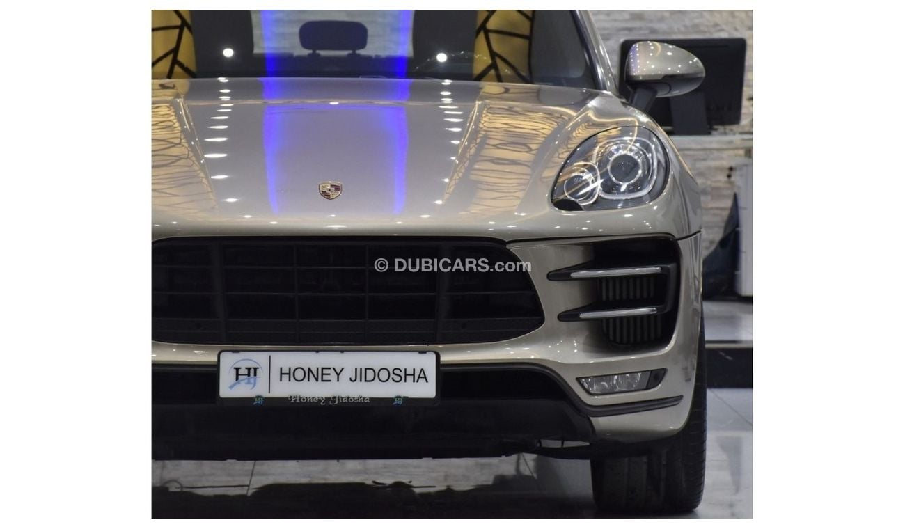 بورش ماكان EXCELLENT DEAL for our Porsche Macan Turbo ( 2015 Model ) in Golden Color GCC Specs