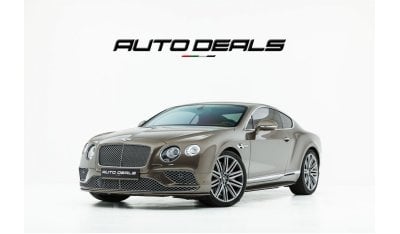 Bentley Continental GT Speed | GCC - Perfect Condition | 6.0L W12