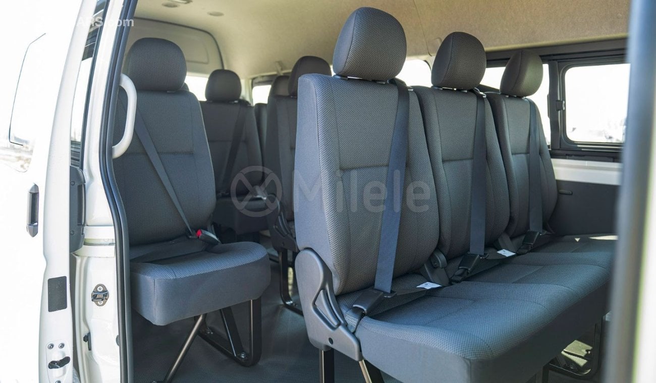 Toyota Hiace HR 2.5L DIESEL 15-SEATER: FABRIC SEATS, MANUAL A/C, POWER FRONT WINDOWS