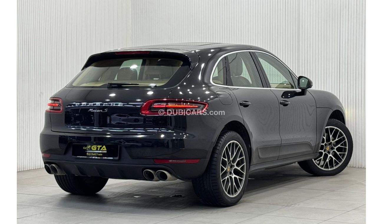 بورش ماكان S 3.0L (340 HP) 2016 Porsche Macan S, Service History, Excellent Condition, GCC