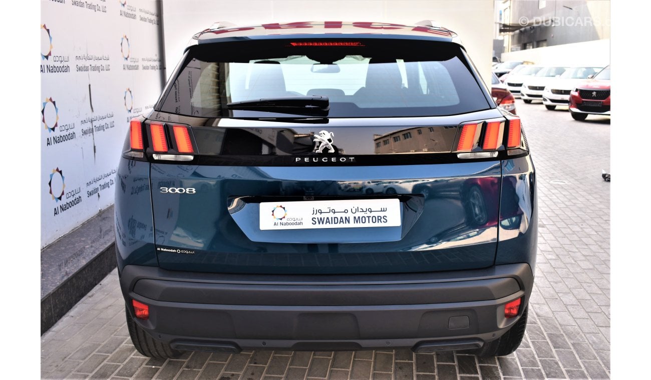 Peugeot 3008 AED 1279 PM  ACTIVE 1.6 TC AT GCC MANUFACTURER WARRANTY 2028 OR 100K KM