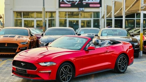 فورد موستانج EcoBoost Convertible | Monthly AED 1520/- | 0% DP | Blindspot | Touch Sceen | # 02676