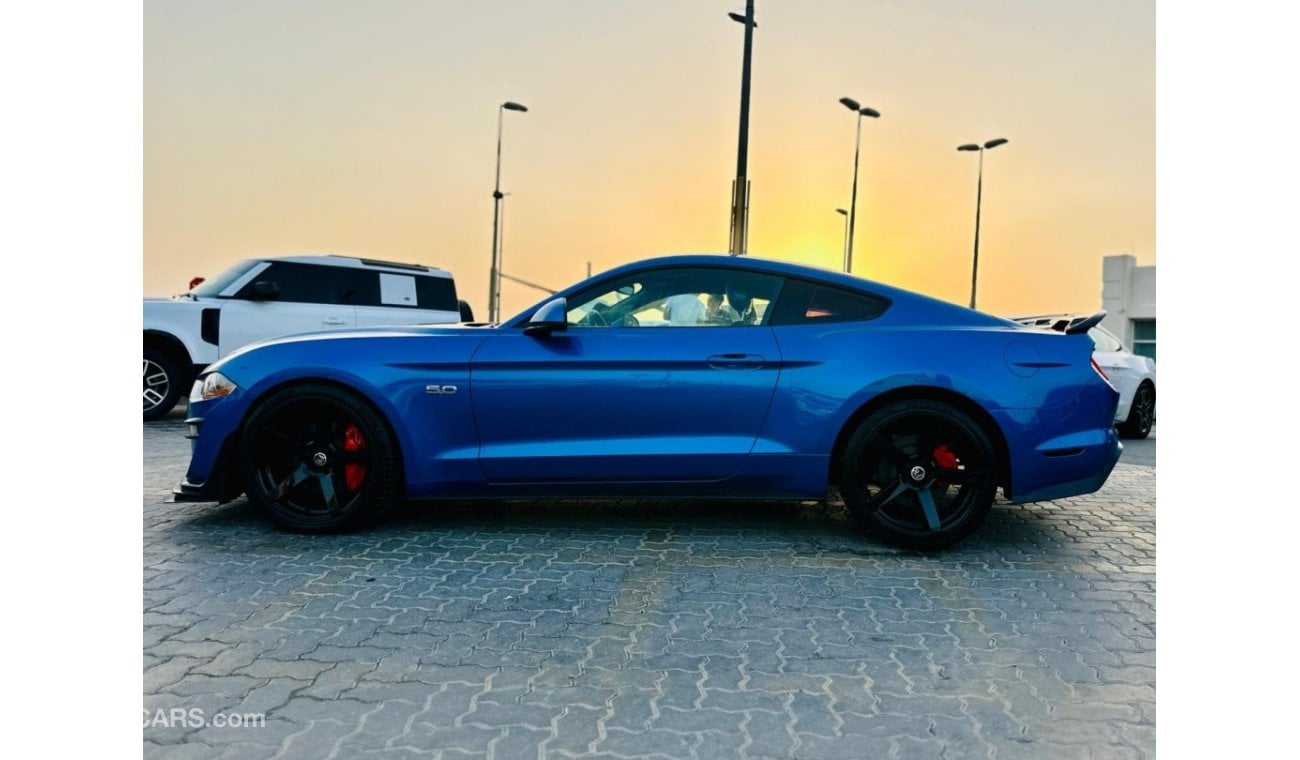 Ford Mustang GT | Monthly AED 1570/- | 0% DP | Custom Leather Seats | Adaptive Cruise Control | # 27088