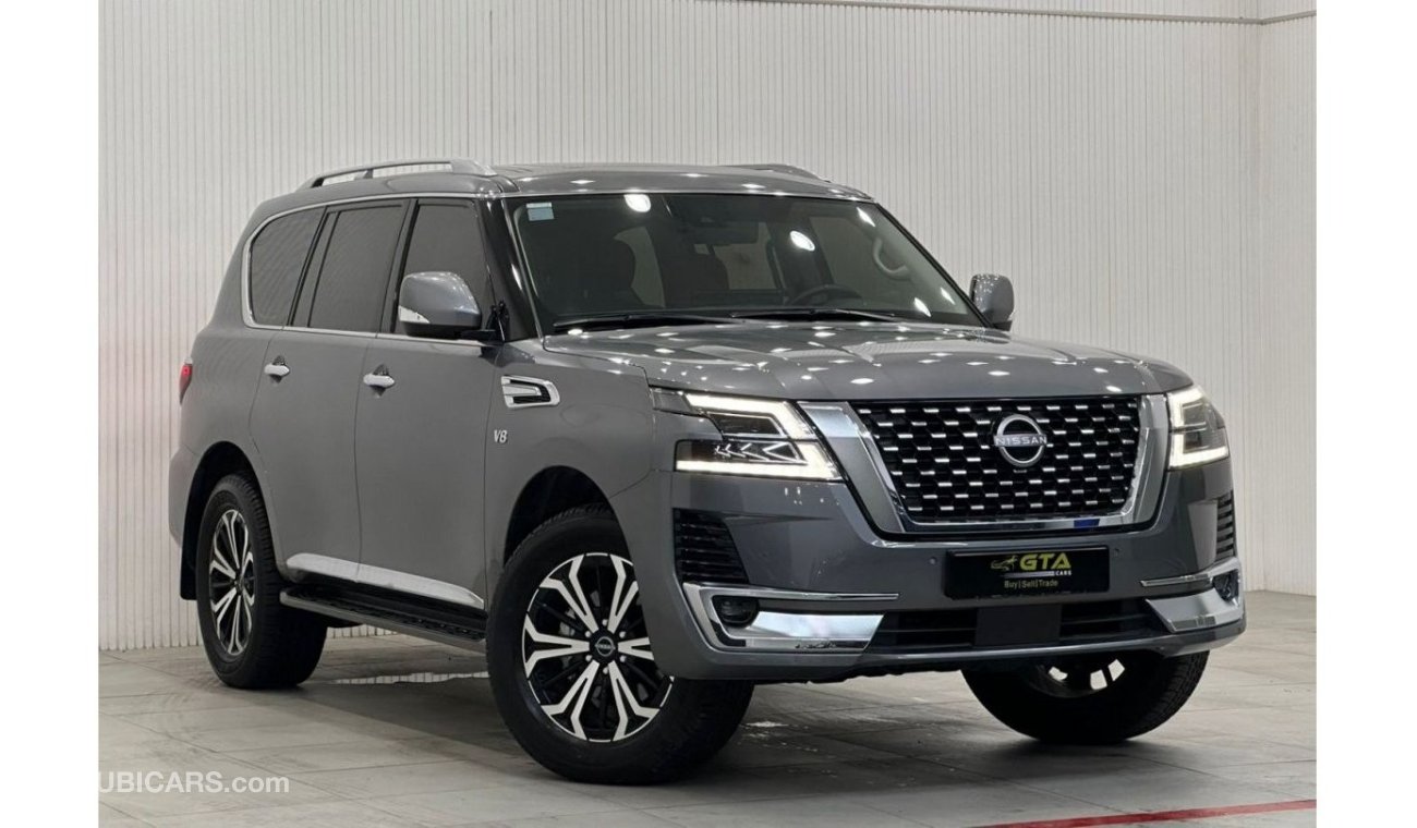 نيسان باترول 2023 Nissan Patrol Titanium V8, August 2026 Nissan Warranty, Full Options, Very Low Kms, GCC