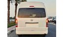 Toyota Hiace PASSENGER/ HIGHROOF/ PATROL MANUAL/ 13 SEATS/ EXPORT ONLY/ LOT# 76549