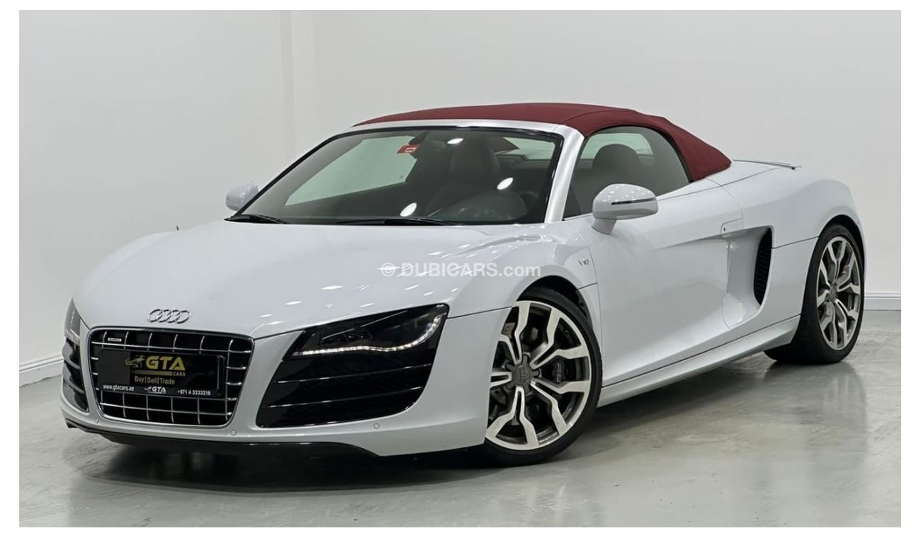 Audi R8 2012 Audi R8 Quattro V10 Spyder, Full Service History, Very Low Kms, GCC Specs