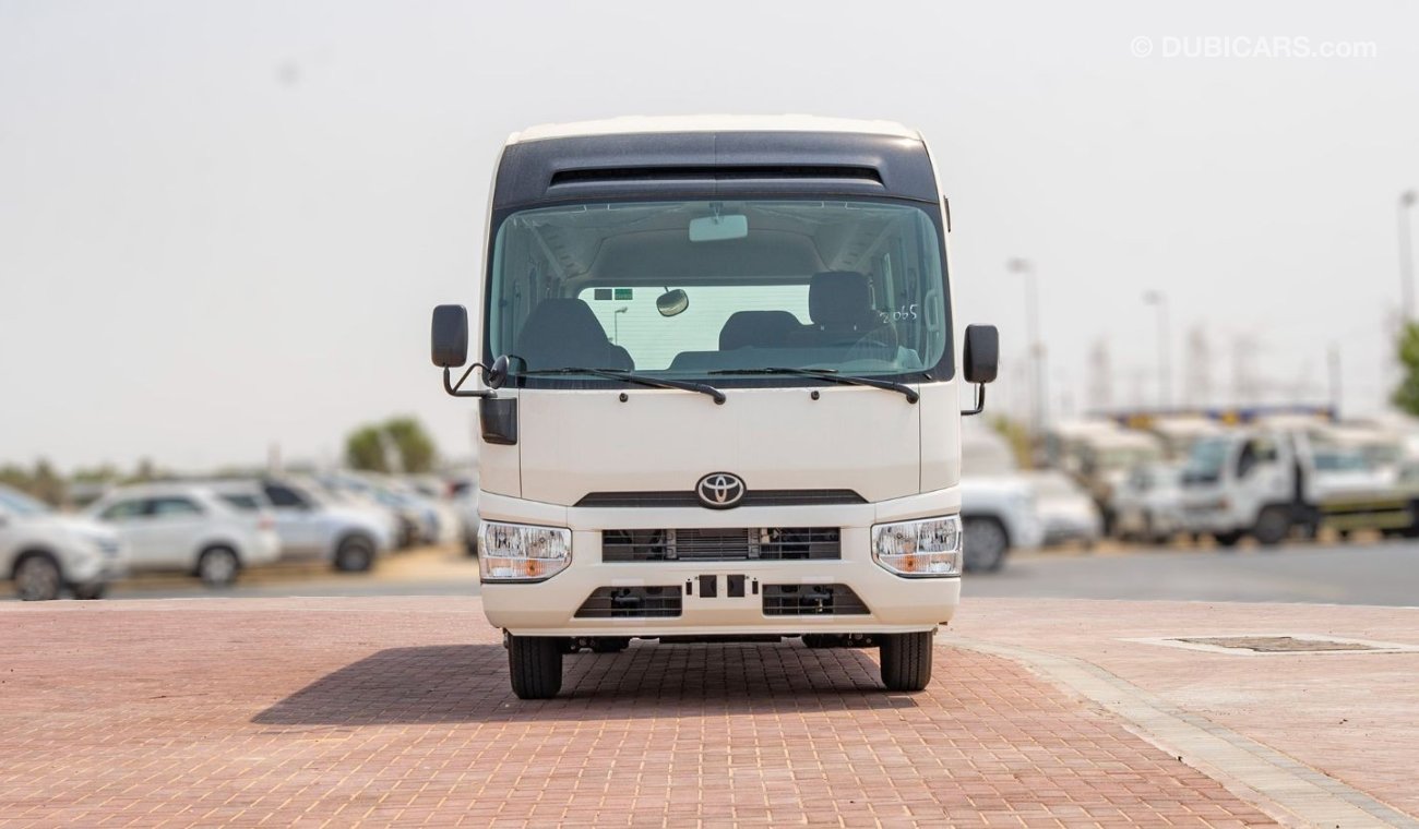 تويوتا كوستر 2024 Toyota Coaster 4.0L Diesel MT 22 seaters Electric doors with Fridge (Export Price)