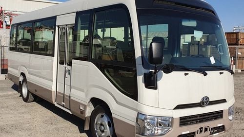 Toyota Coaster 2020YM COASTER DIESEL 23 STR 4.2 LTRS- limited stock- white/Grey Available- petrol available