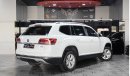 Volkswagen Teramont AED 1,500 P.M | 2019 VOLKSWAGEN TERAMONT SE | UNDER WARRANTY | 4MOTION | 7 SEATS | GCC