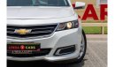 Chevrolet Impala LT Chevrolet Impala 2016 GCC under Warranty with Flexible Down-Payment.