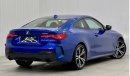 BMW 430i M Sport 2019 BMW 430i M-Sport Coupe, 2026 BMW Warranty & Service Contract, Low Kms, GCC