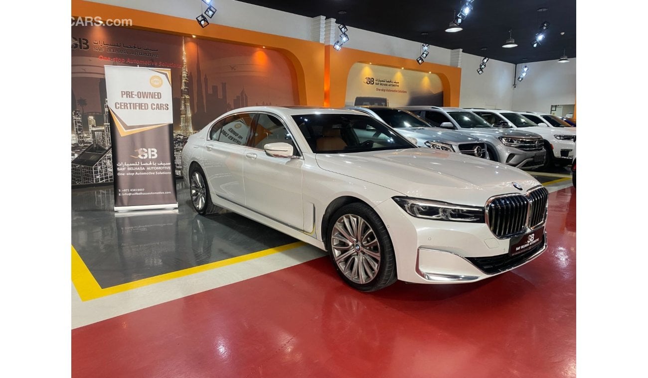 BMW 730Li Pure Excellence AED 3,833 EMi @ 0% DP |  BMW 7 Series | 730Li | 2022 | 2.0L | GCC I Less Mileage