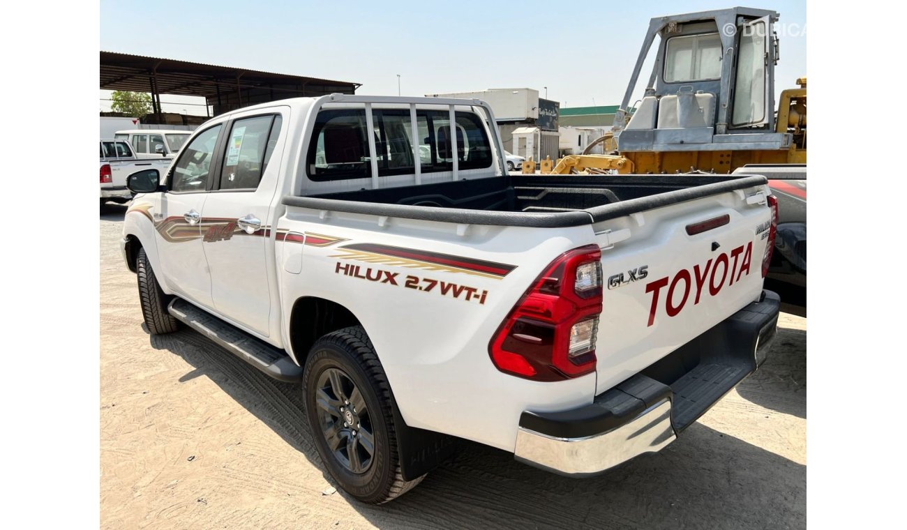 تويوتا هيلوكس 2024 Toyota Hilux Double Cab GLX-S (Full-Option with Key Start) 2.7L 4Cyl Petrol M/T 4x4 Only For Ex