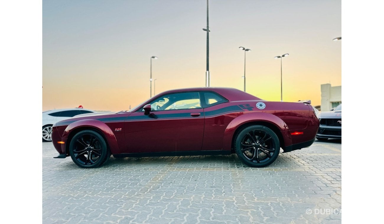 Dodge Challenger R/T | Monthly AED 1300/- | 0% DP | Custom Leather Seats | Touch Screen | # 01603