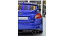 Subaru Impreza WRX EXCELLENT DEAL for our Subaru WRX AWD 412-WHP ( 2015 Model ) in Blue Color GCC Specs