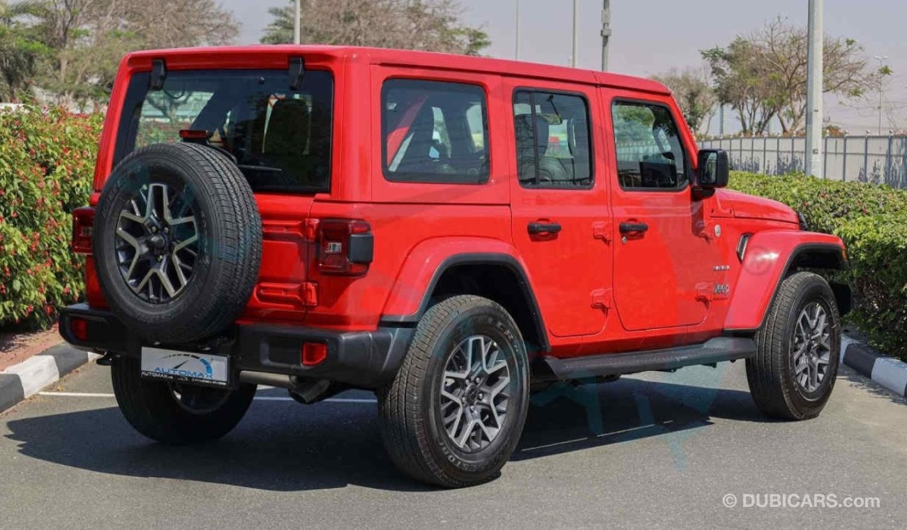 Jeep Wrangler Unlimited Sahara Turbo , 2024 GCC , 0Km , With 5 Years Warranty & 3 Years Service @Official Dealer