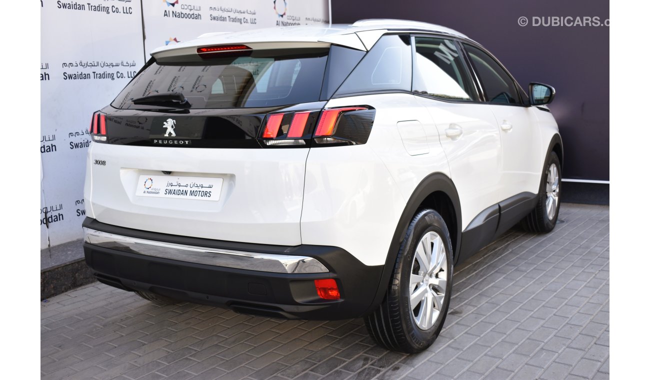Peugeot 3008 AED 1199 PM | 1.6L ACTIVE GCC FROM AN AUTHORIZED DEALER MANUFACTURER UP TO 2025 OR 100K KM