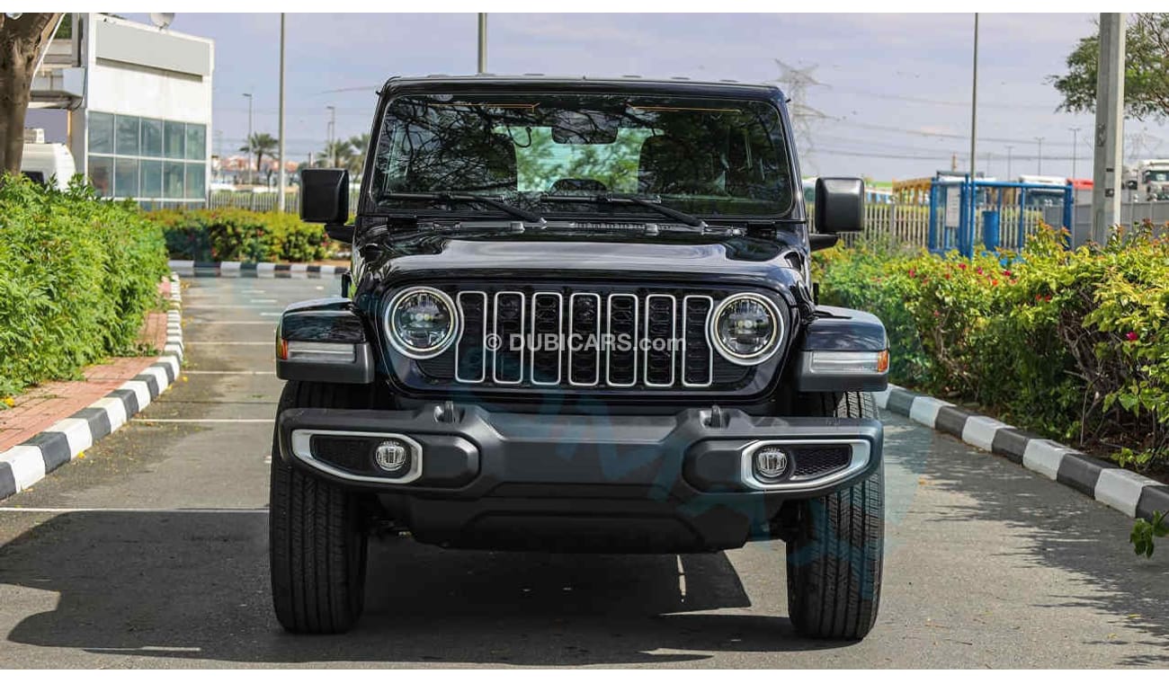 Jeep Wrangler Unlimited Sahara Turbo , 2024 GCC , 0Km , With 3 Years Warranty @Official Dealer