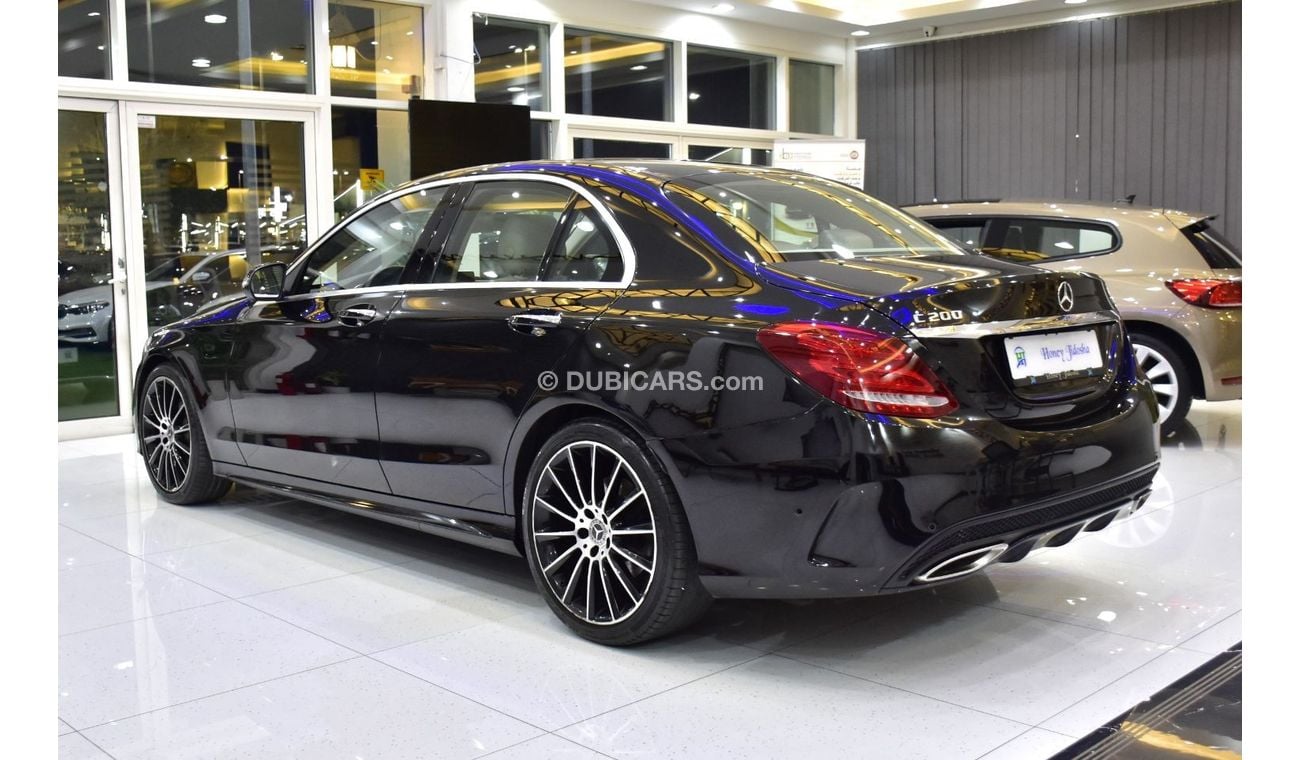 مرسيدس بنز C200 EXCELLENT DEAL for our Mercedes Benz C200 ( 2018 Model ) in Black Color GCC Specs