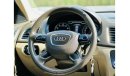 Audi Q3 AED 860 PM | AUDI Q3 1.4TC I4 | GCC | ECONOMICAL | MINT CONDITION