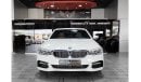 BMW 540i M Sport AED 1,800 P.M | 2018 BMW 540i MSPORT | UNDER WARRANTY | GCC | SUNROOF