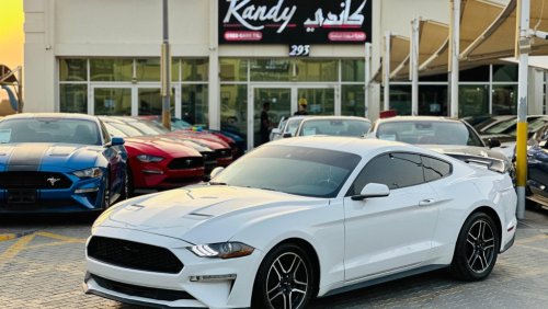 Ford Mustang EcoBoost MONTHLY 1180/- AED | 0% DP | Blind Spot | Touch Screen | Leather Seats | Paddle Shifters | 