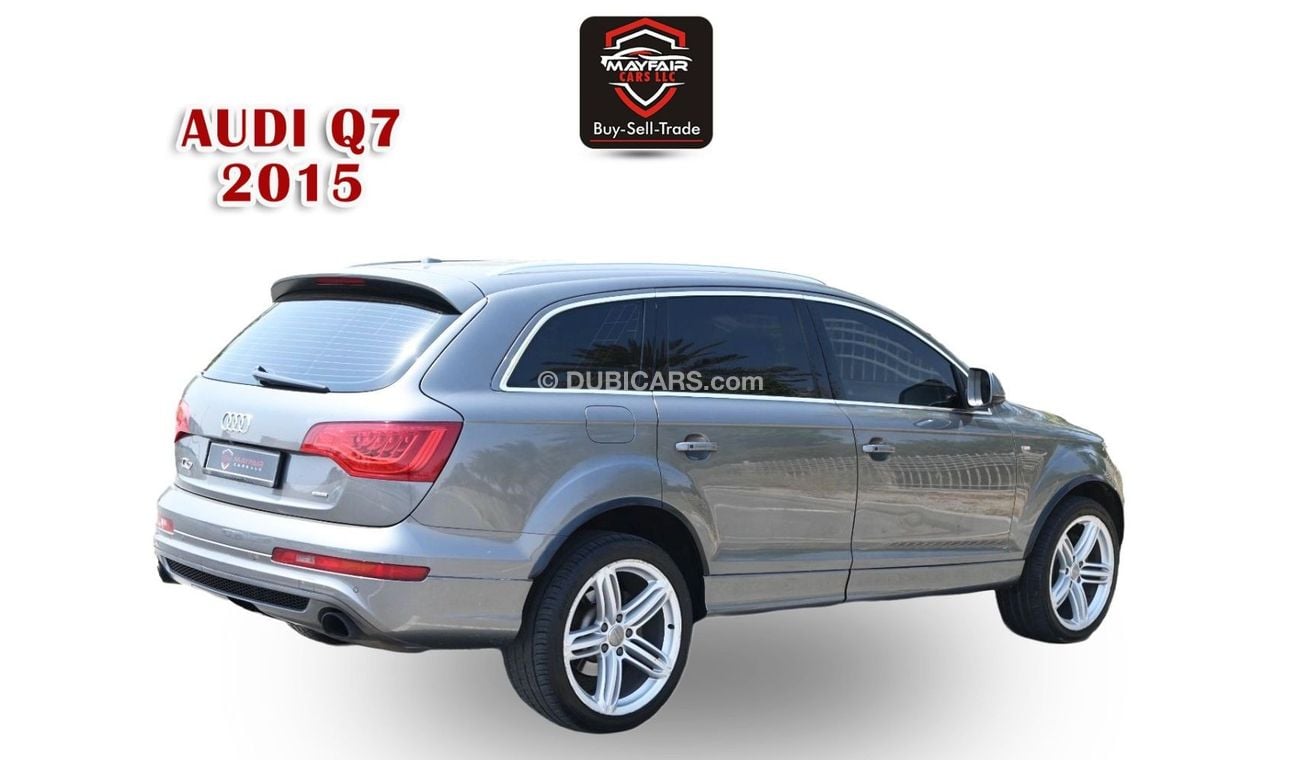 أودي Q7 0% DP  - FSH - AUDI Q7 S-LINE 3.0SC 2015 - FIRST OWNER - WELL MAINTAINED - GCC