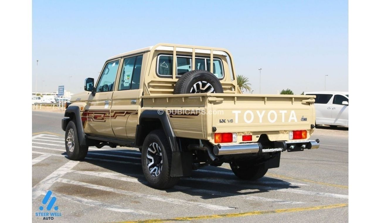 تويوتا لاند كروزر بيك آب 2024 79 Series 4.0L LX V6 Double Cab 4WD 4 Doors Petrol AT - Book Now!