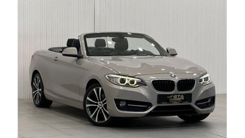 BMW 220i sport Line 2017 BMW 220i Sportline, Warranty, Service History, Excellent Condition, GCC