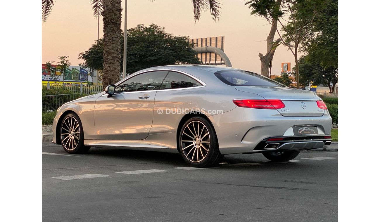 مرسيدس بنز S 500 كوبيه MERCEDES S500 COUPE 4 MATIC 2016 GCC IN LOW MILEAGE PERFECT CONDITION