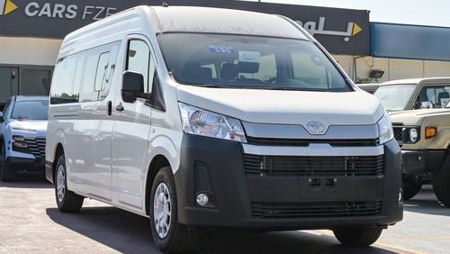 تويوتا هاياس TOYOTA HIACE 3.5L V6 HIGH ROOF 13-SEATER A/T MY2025 13-SEATER PASSENGER WITH REAR Camera and Cooler