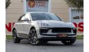 بورش ماكان Std 2.0L (252 HP) Porsche Macan 2024 GCC under Agency Warranty with Flexible Down-Payment.