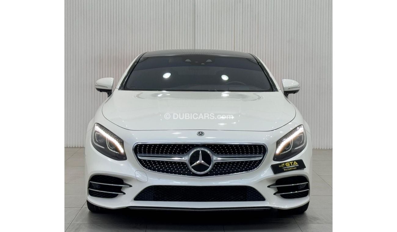 Mercedes-Benz S 560 Coupe AMG 4MATIC 2018 Mercedes Benz S560 AMG 4MATIC Coupe, Warranty, Service History, Full Options, GCC