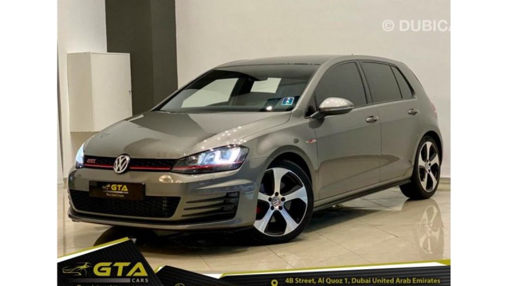 Volkswagen Golf 17 Volkswagen Golf Gti Service History Warranty Gcc For Sale Aed 98 000 Grey Silver 17