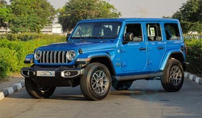 جيب رانجلر Unlimited Sahara Turbo , 2024 GCC , 0Km , With 3 Years Warranty @Official Dealer