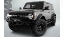 Ford Bronco Wildtrak 2022 Ford Bronco Wildtrax Sasquatch / Ford Warranty & Service Contract